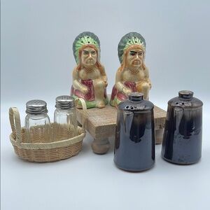 Vintage‎ Collection of Salt and Pepper Shakers Lot of 3 Sets